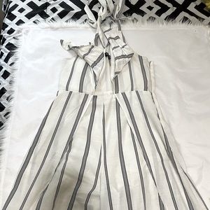 White printed jumpsuit